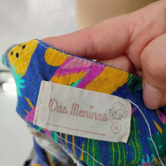 Das Meninas Girls Sleeveless Floral Romper Multicolor Button Front 8Years - Picture 9 of 10